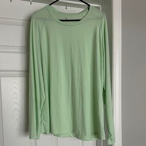 Men's Light Green Long Sleeve Shirt